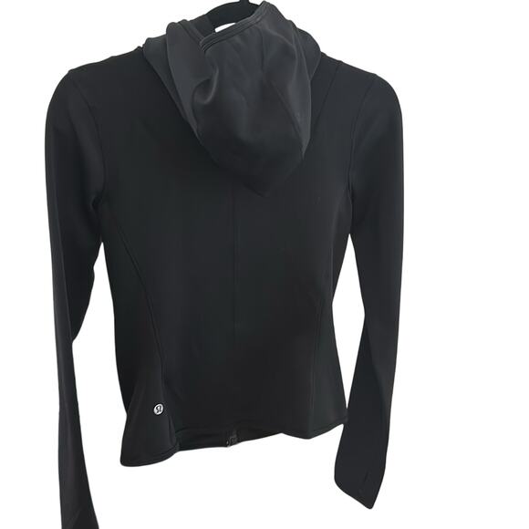 Lululemon Full Zip Ruched Bold Move Jacket Black Size 6 - Picture 5 of 6